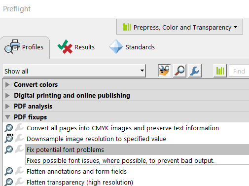 how to check font embedding in pdf